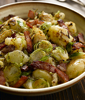 Potato and sprout crush recipe.