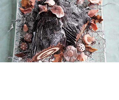 Gluten-free chocolate log