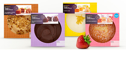 Checkout our range of Taste the Difference Cakes.