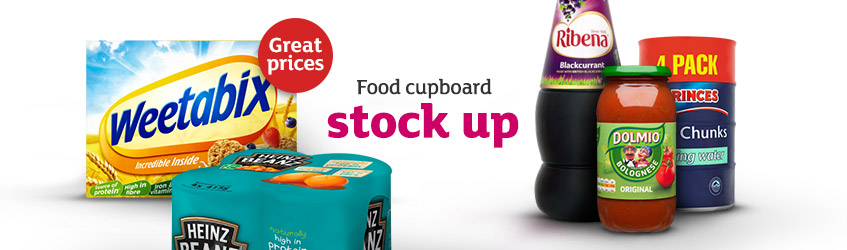 Stock up your food cupboard for the new year