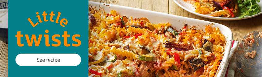 Pasta bake recipe.